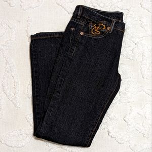 Von Dutch faded black denim low-rise skinny jeans. Size 29